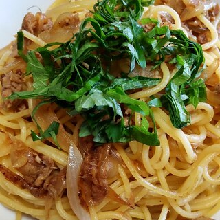 ツナと大葉のパスタ